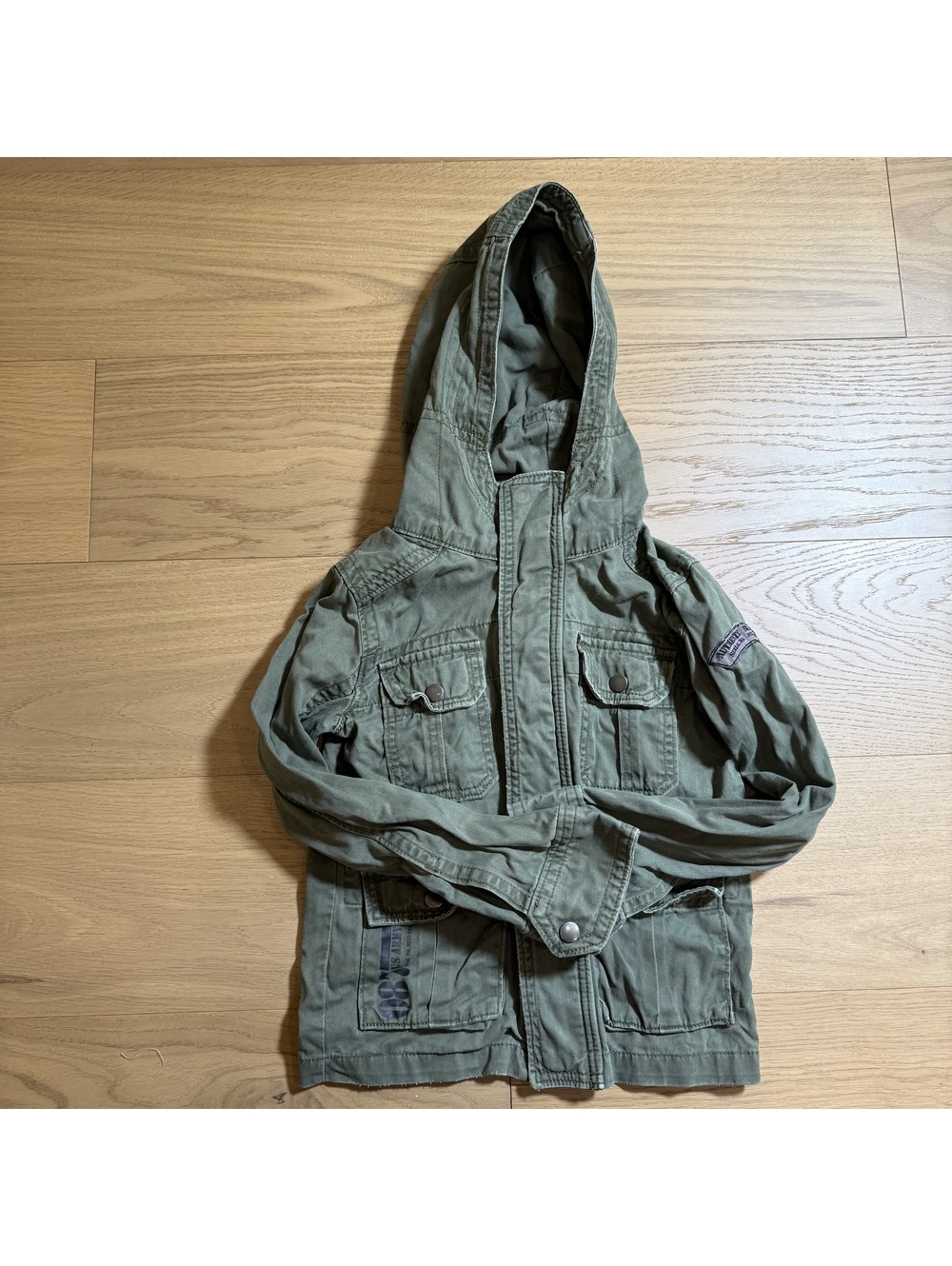 George Kids' Army green Cargo Jacket – Size 7